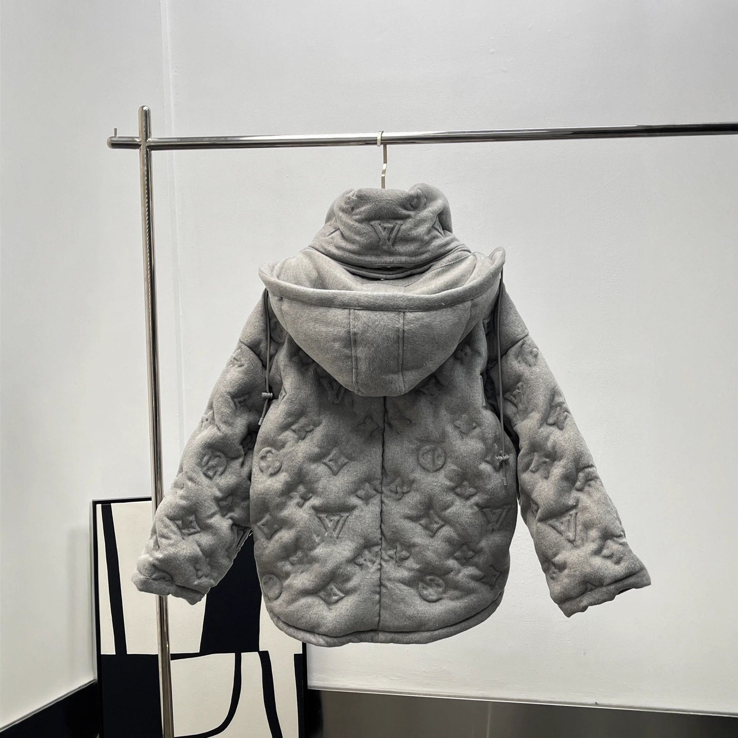 Textured Puffer Jacket